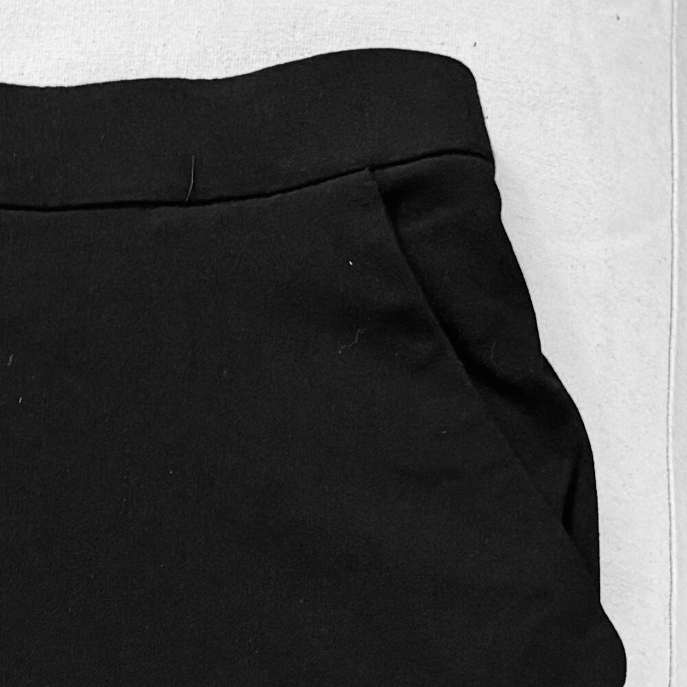 Counterparts, Black Scalloped Skorts, Size 10 - Picture 4 of 8